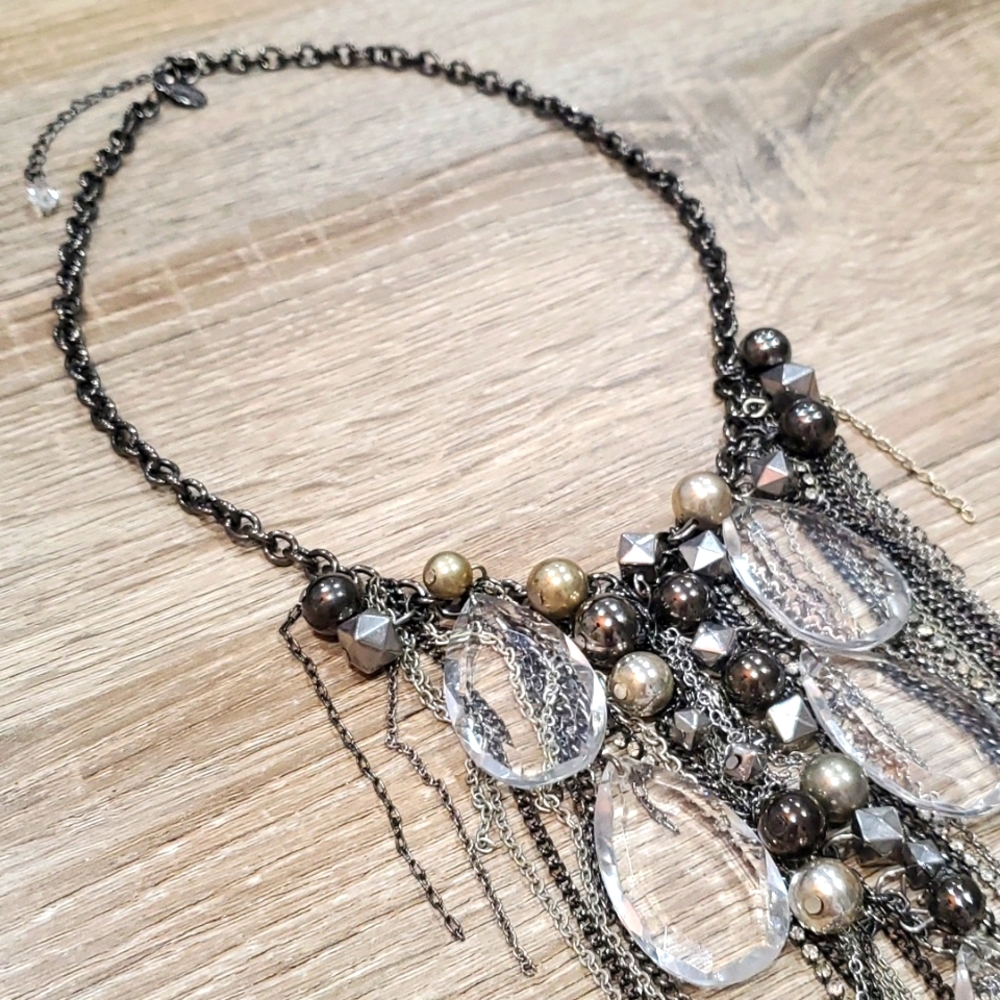 Crystal chain necklace
